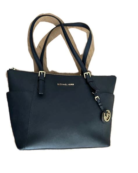 michael kors tasche dunkelblau 8u|michael kors jet set.